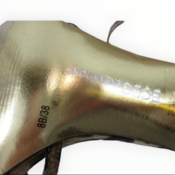 BCBGENERATION Leopard Strap Heels Sz 8 - Picture 6 of 6